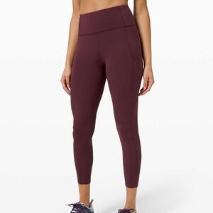 Lululemon Fast and Free Tight 25” *Price Firm*
